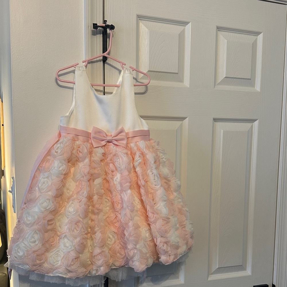 American Princess Pink and White Floral Dress